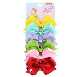 6PCS Signature for Jojo Siwa Bows Girls Fashion Hair Accessories Party Gift AU