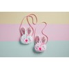 Mud Pie White Light Up Bunny Purse