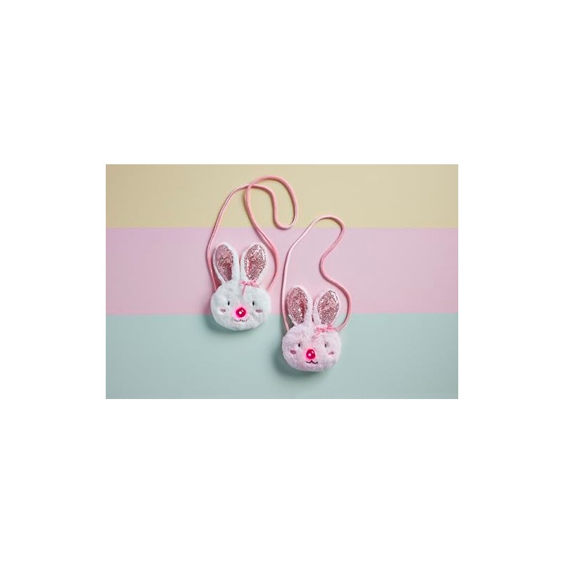 Mud Pie White Light Up Bunny Purse