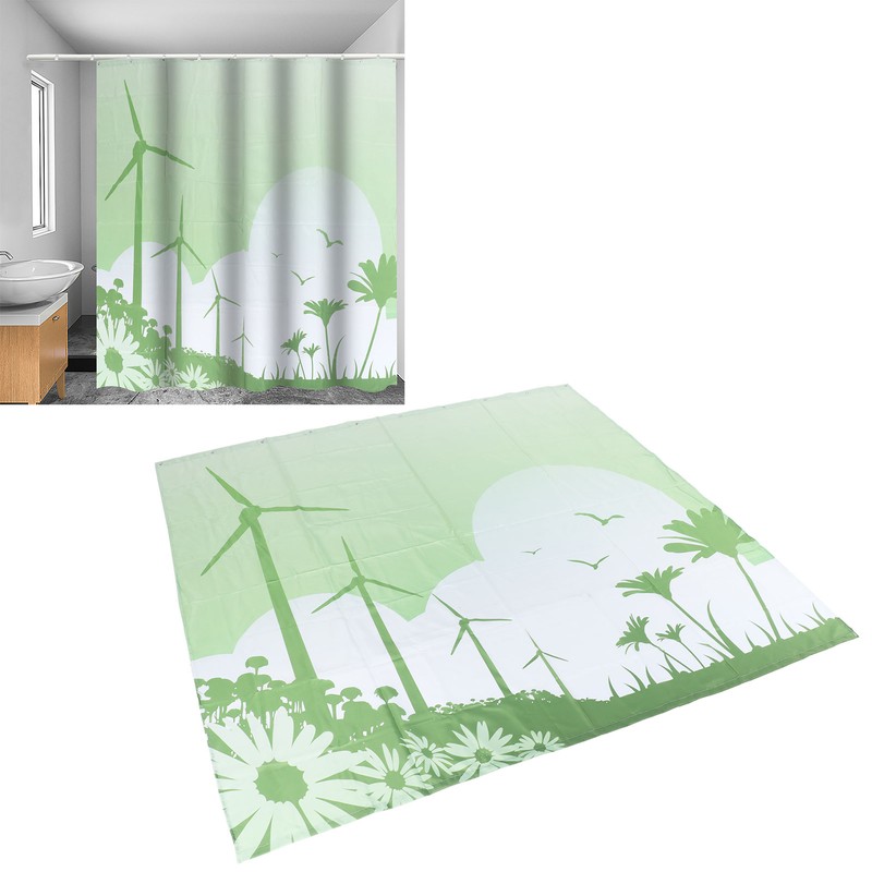 Blackout Curtains Waterproof Shower Curtain Blocking Drapes Window Curtain Panels