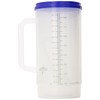 Medline Graduated Insulated Carafes, Clear, 28 Oz