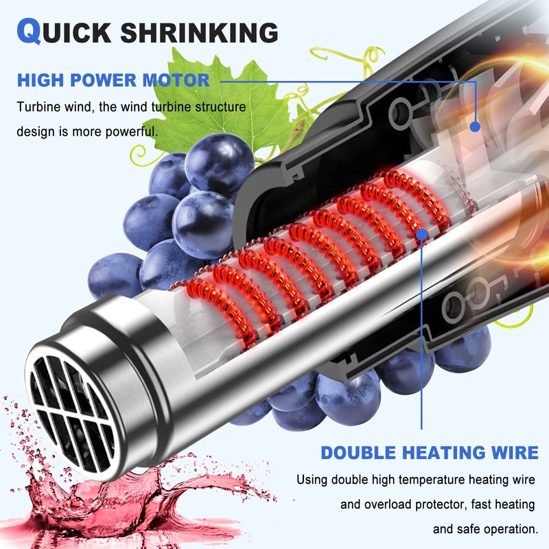 Saladulce PVC Capsule Heat Shrinker Digital Wine Capsule Heat Shrinker