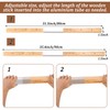 No Hole Stairway Baby Gate Adapter-1Pcs Solid Wood Extra Tall