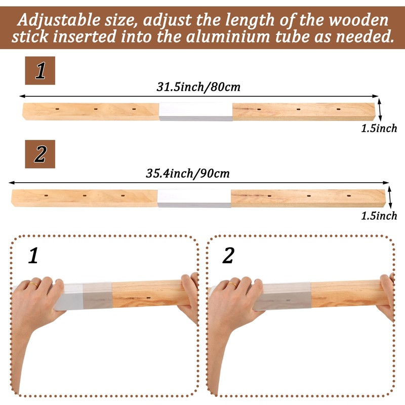 No Hole Stairway Baby Gate Adapter-1Pcs Solid Wood Extra Tall