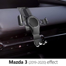 LUNQIN Car Phone Holder for 2019-2020 Mazda 3 Auto Accessories Navigation Bracket Interior Decoration Mobile Cell Phone Mount