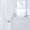Zerodeko 2PCS Magnetic Curtain Tiebacks Drapery Holdbacks Curtain Ties for