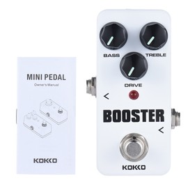 KOKKO FBS2 Mini Booster Pedal Portable 2-Band EQ Guitar Effect Pedal