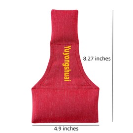 Yuyongshuai Football Referee Bean Bag,Football Penalty Flags,Football Referee Accessories,Football Games Party Accessories. (4, red+Bright red)