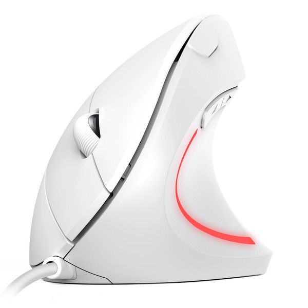TechRise Ergonomic Mouse, Vertical Mouse with 6400 DPI, Silent Mouse