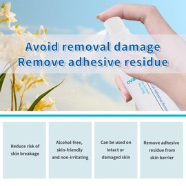 Adhesive Remover Spray,Medical Adhesive Remover for Skin,Ideal for Ostomy Bag,Sensitive Skin and Bandage Remove,Sting Free,Alcohol Free,90 ml