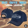 OLD GUYS RULE Men's Local Legend, Navy, One Size