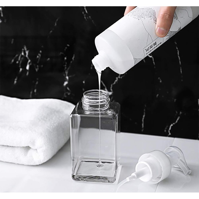 Empty Clear Plastic Foamer Liquid Soap Pump Bottle Foaming Soap