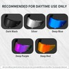 PSLER C10 Visor - C10 Tinted Visor HJ-34P Pinlock-Ready Helmet