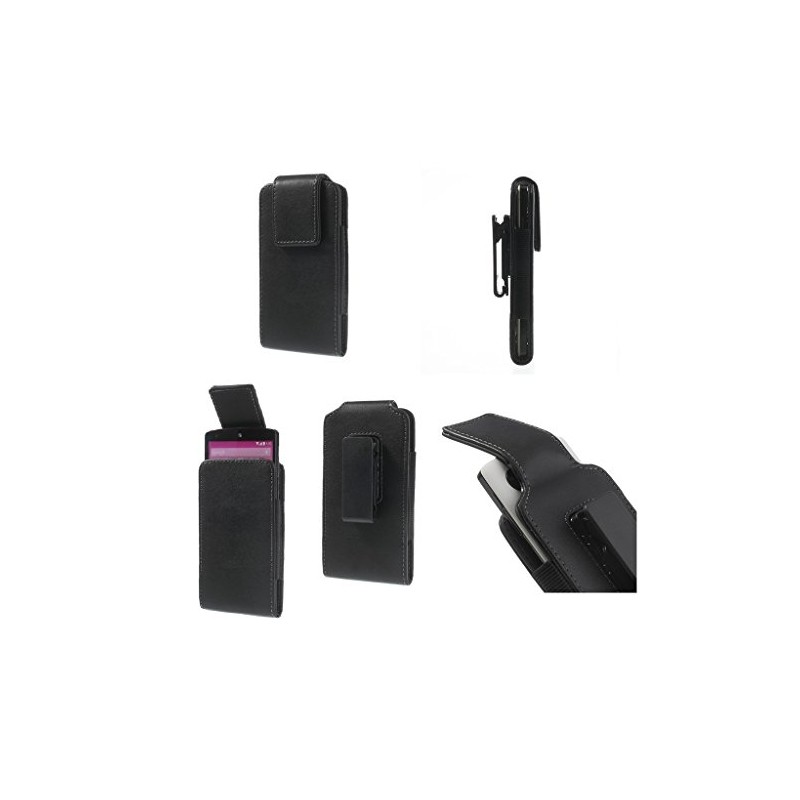 DFV mobile - Magnetic Leather case Belt Clip Rotary 360