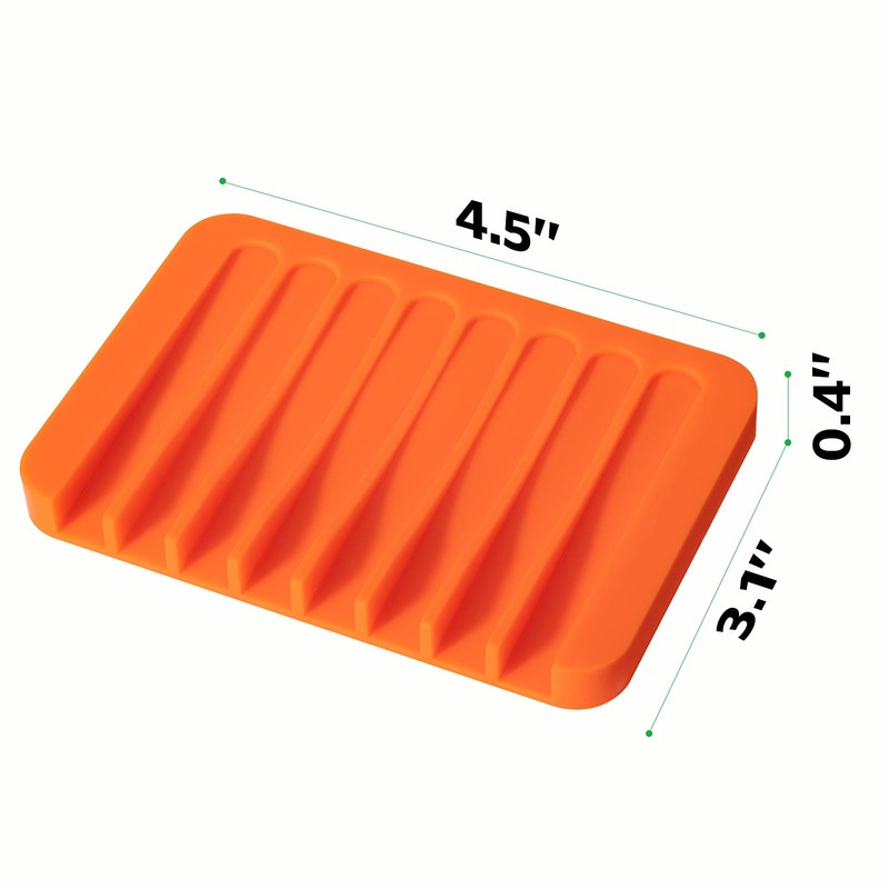 Urbanstrive Soap Dish Shower Waterfall Soap Tray Holder for Bathroom,