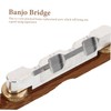Kisangel Rosewood Banjo Bridge Professional Musical Instrument Supply Durable Wooden