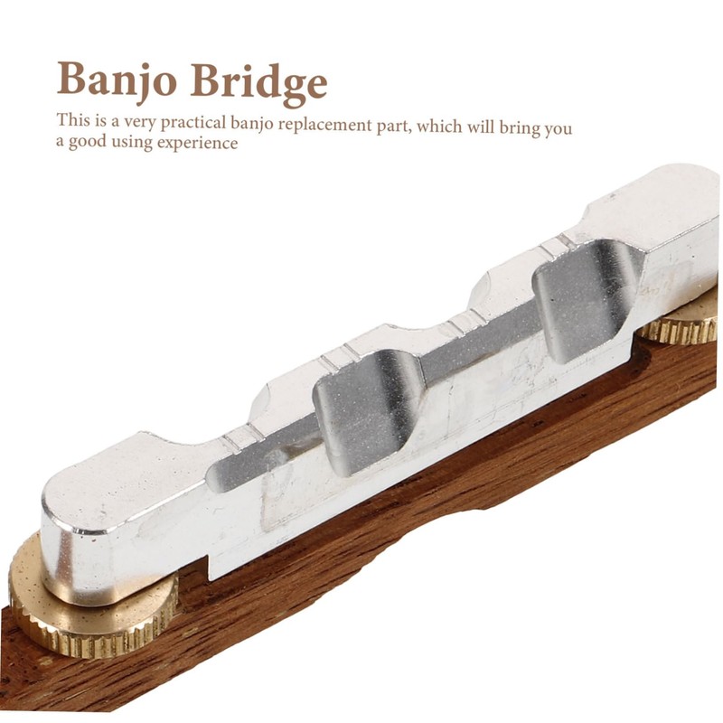 Kisangel Rosewood Banjo Bridge Professional Musical Instrument Supply Durable Wooden