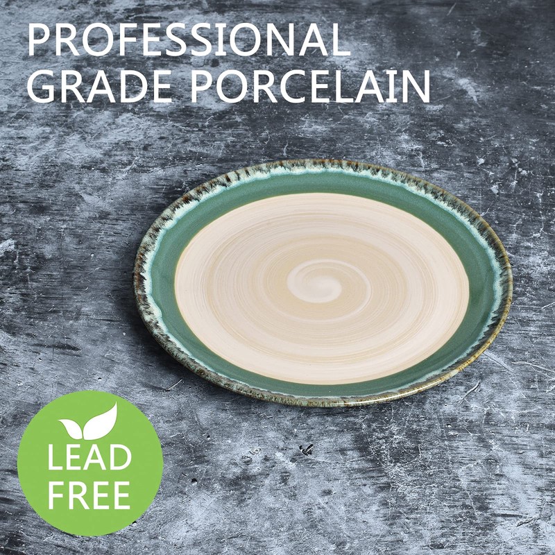 Bosmarlin Stoneware Dinner Plates, 10.5 inches, Set of 4 for