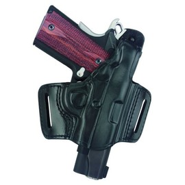 Gould & Goodrich B809-G20LH Gold Line Belt Slide Holster With Thumb Break - Left Hand (Black) Fits GLOCK 20, 21, 29, 30, 36.