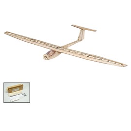 F1501 Balsa Airplane Glider 1550mm Wingspan Easy to Control Wood Aircraft DIY Kit