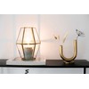 LaLe Living Ajala Vase in Gold U-shaped Asymmetric with Double-Sided