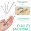 Keadic 500 Pcs Nail Assortment Kit, 4 Sizes, Small Nails,