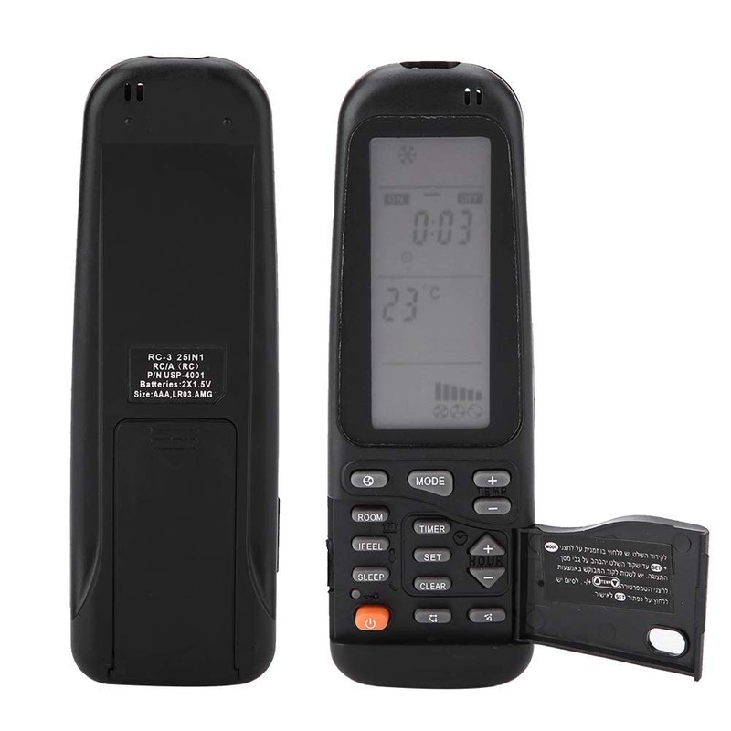 Tosuny Universal Air Conditioning Remote Control, 25 in 1 Replacement