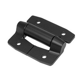 Southco E6-10-665S-50 Constant Torque Hinge, Symmetric, Forward Torque 7.3 N-m (65 in-lbf), Reverse Torque 7.3 N-m (65 in-lbf), Heavy Duty Size, Aluminum Alloy, Powder Coat, Black