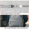 20 PCS Universal Zipper Pull Replacement Kit - Durable Metal