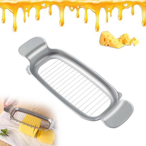1 Piece Upgrade Butter and Cheese Slicer, 8 Inch Steel