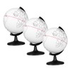 Operitacx 3pcs Doodle Globe Blank Model Decor Poster Random Jumbo