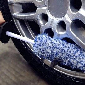 17" Car Wheel Brush Rims Tire Seat Engine Wash Cleaning Auto Detailing Tool
