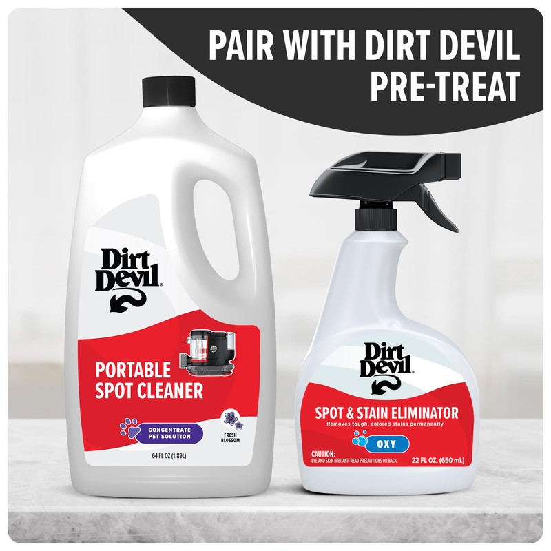 Dirt Devil Pet Portable Spot Cleaner Solution, 64 oz., Fresh