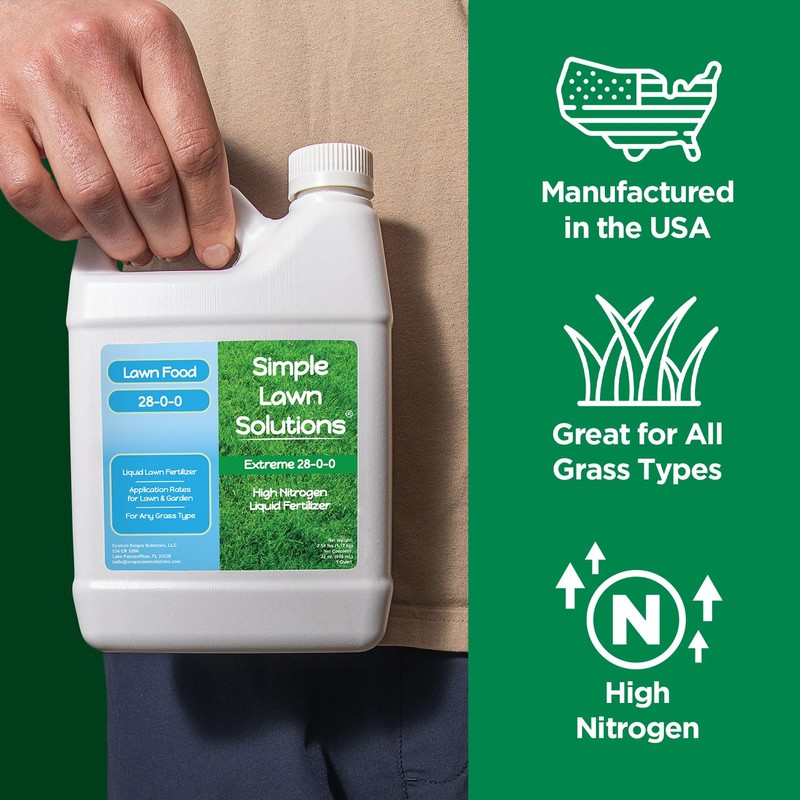 Maximum Green & Growth- High Nitrogen 28-0-0 NPK- Lawn Food