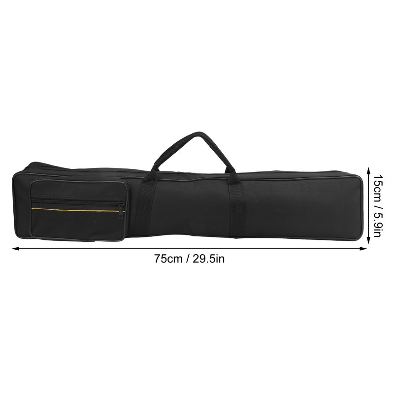 Flute Storage Bag Carrying Waterproof with Adjustable Shoulder Strap Hand