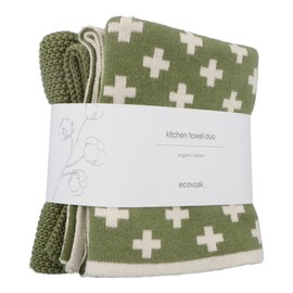 Ecovask Kitchen Towel Duo Organic Cotton, Tasman +