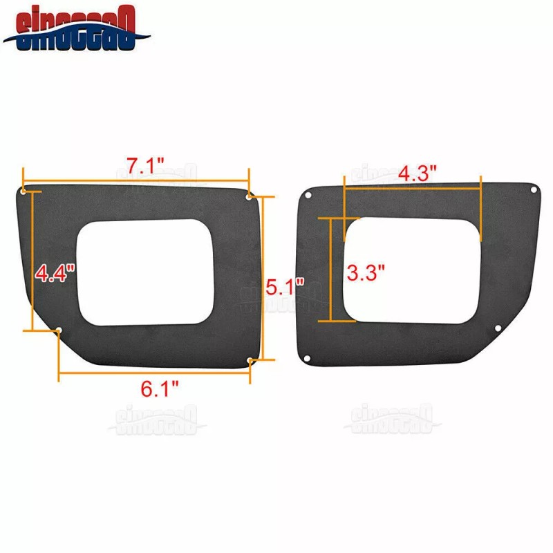 SI LED Light Fog Lamps Mount Plug N Play Kit