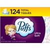 Puffs Ultra Soft Facial Tissues, 1 Family Size Box, 124