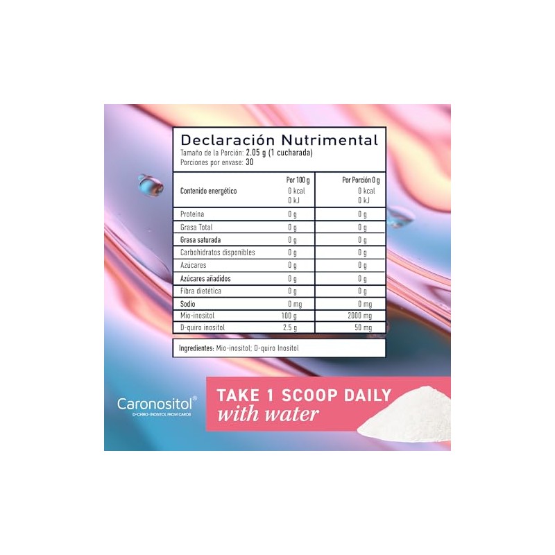 Myo Inositol Chiro Equilibro Hormonal Femenino Ratio Suplemento Alimenticio Polvo