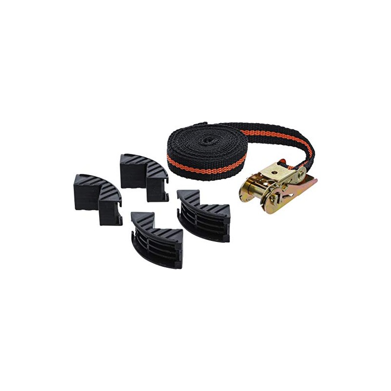 Kraftmann 3554 Ratchet Tensioning Strap with 4 Protective Jaws, 5