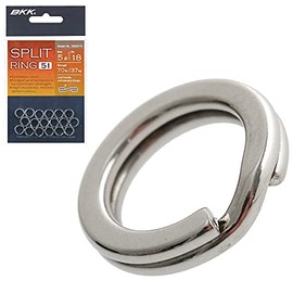 BKK Split Ring 51 Snap Rings Stainless Steel #5-37.1 kg - Pack of 18