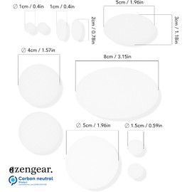aZengear - Parches de reparación impermeables, autoadhesivos, tela de poliéster resistente al desgarro al frío y al calor para fijar la chaqueta, inflado, traje de nieve, zapatos, tienda, PVC, ropa