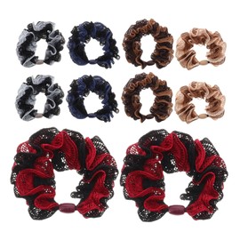 Healeved 10Pcs Colorful High Elasticity Rubber Hair Bands for Women and Soft and Durable Hair Ties for Buns Braids and DIY Hairstyles Gentle Hair