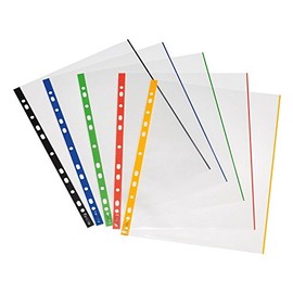 Herlitz Document Wallet - A4 Extra-Strong Polypropylene Film Transparent Pocket - Pack of 1,000, A4