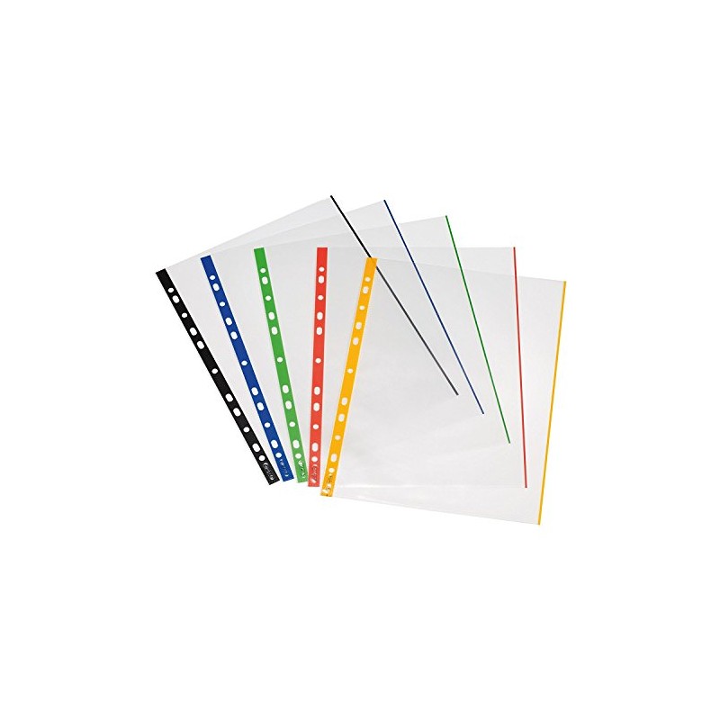Herlitz Document Wallet - A4 Extra-Strong Polypropylene Film Transparent Pocket