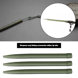 VGOL 100Pcs Anti Tangle Sleeve Replacement Anti-tangling Fishing Terminal Connect Outdoor Fishing Tackle Fishing Accessories Rubber