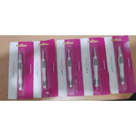 Studio 35 Beauty Perfect Grip Precision Tweezers Brand New (5 Pack)