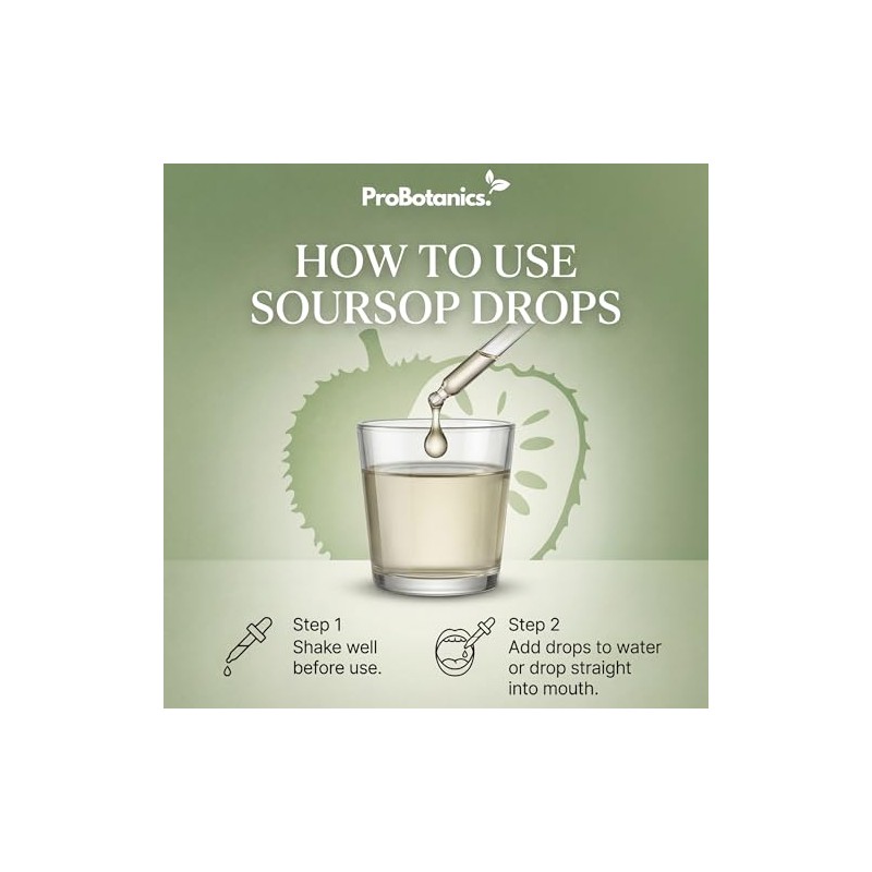Soursop Drops for Cell Support & Regeneration | High Strength