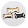 HEALLILY 2pcs Metal Side Release Buckles Adjustable Quick Release Clips