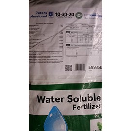 Peter's 10-30-20. 1/2 Pound. Blossom Booster Water Soluble Fertilizer with Micro Nutrients.
